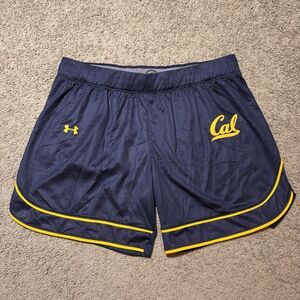 Under Armour UC Berkeley Women’s Basketball Shorts Team Issue Sz XL Navy Blue